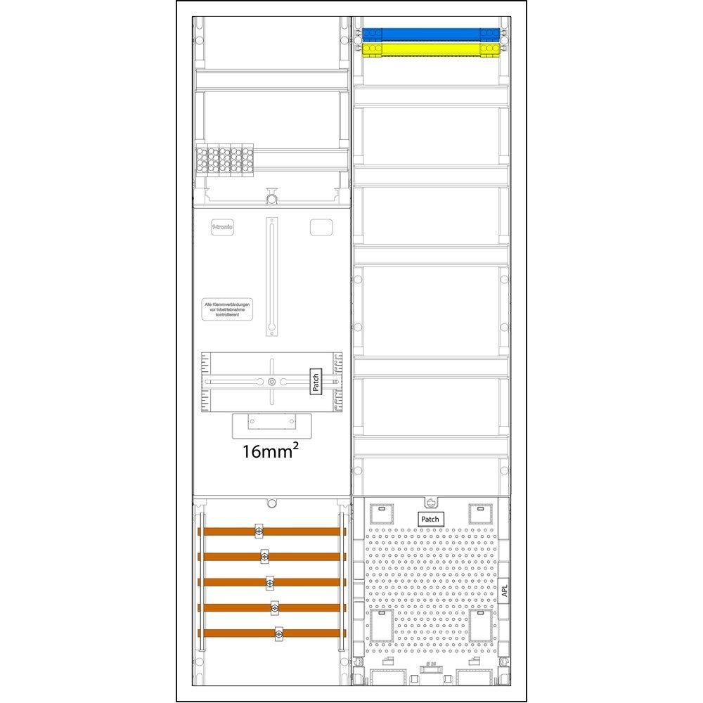 f-tronic Komplettschrank 7190201 Typ 3HZ721APZ-16 