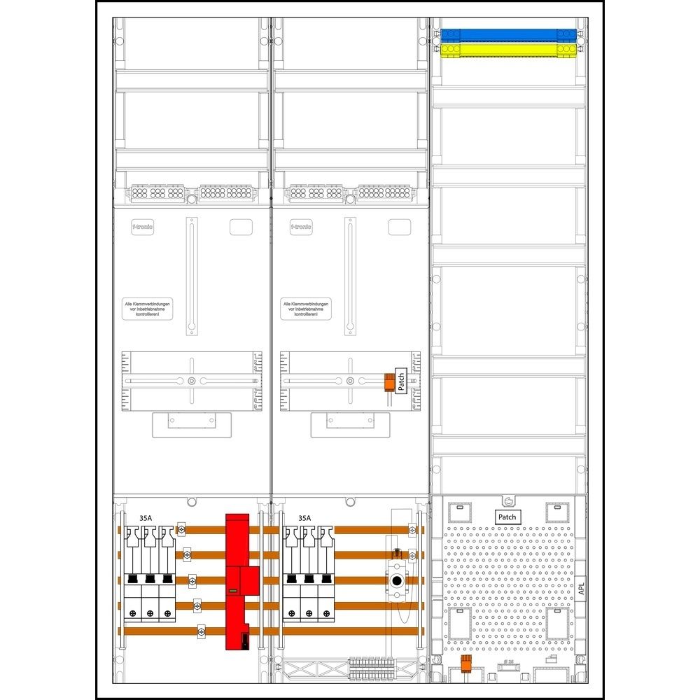 f-tronic Komplettschrank 7190459 Typ 3HZ732APZ35D01ÜS 