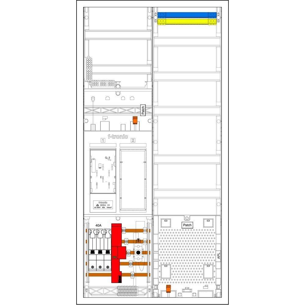 f-tronic Komplettschrank 7195106 Typ EHZ721APZ40D01ÜS 