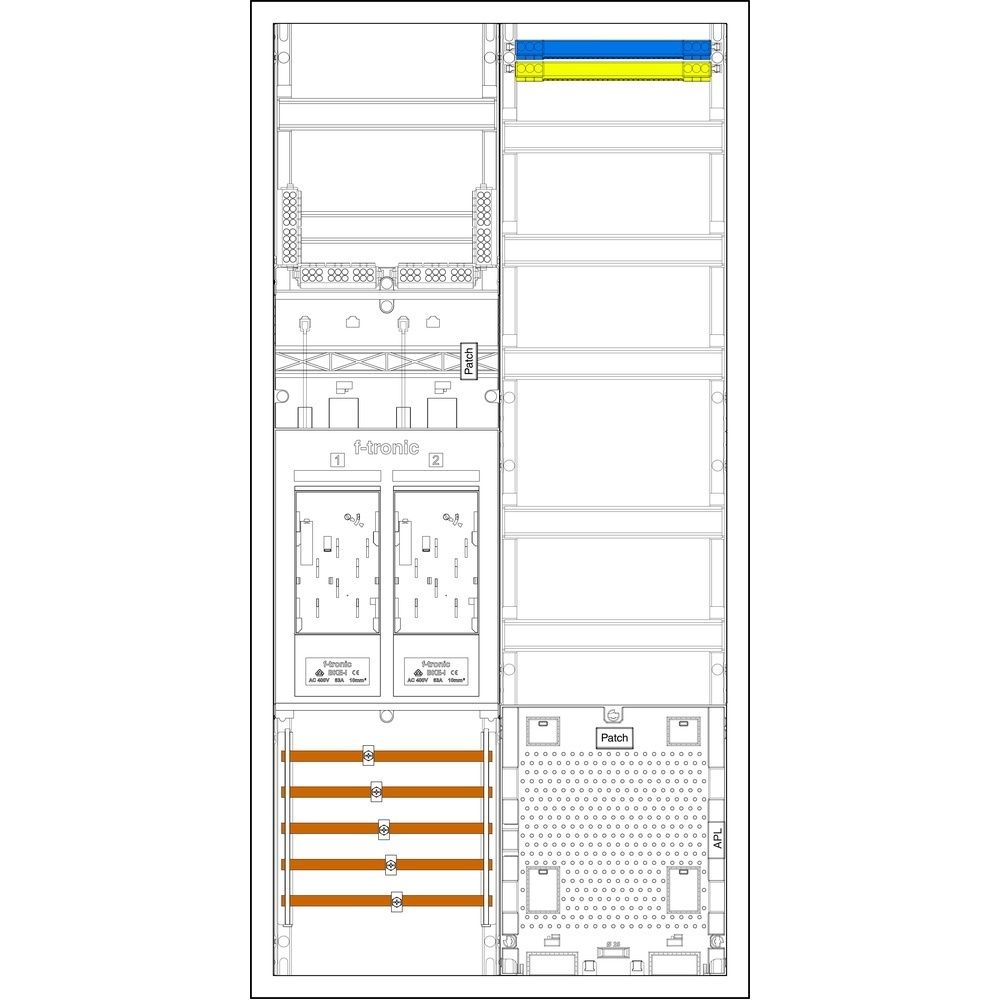 f-tronic Komplettschrank 7195252 Typ EHZ722APZ 