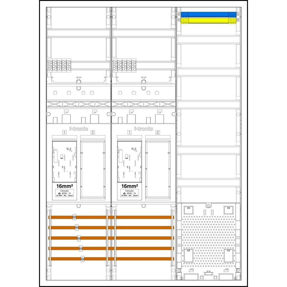 f-tronic Komplettschrank 7195651 Typ EHZ732APZL-16 