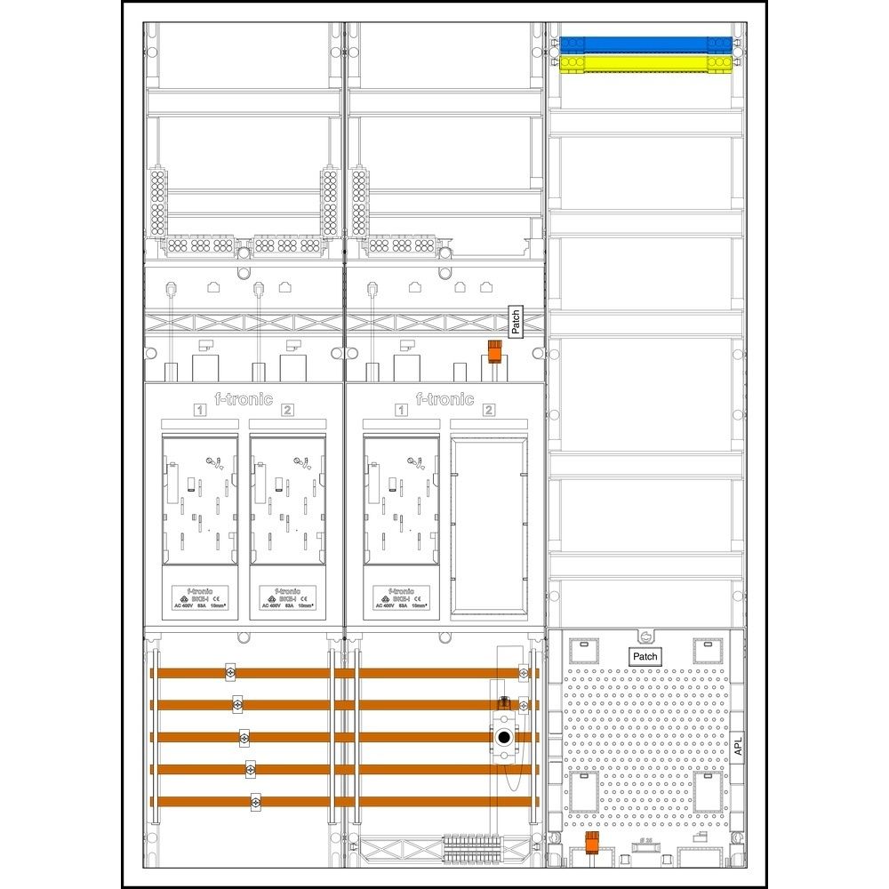 f-tronic Komplettschrank 7195803 Typ EHZ733APZD01 