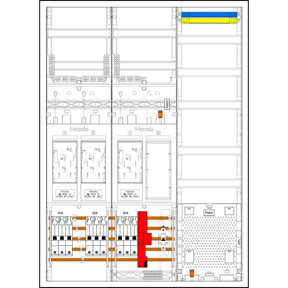 f-tronic Komplettschrank 7195835 Typ EHZ733APZ35B6ÜS 