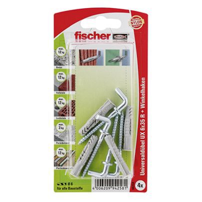 Fischer Universaldbel 094258 Typ UX 6 x 35 WH K