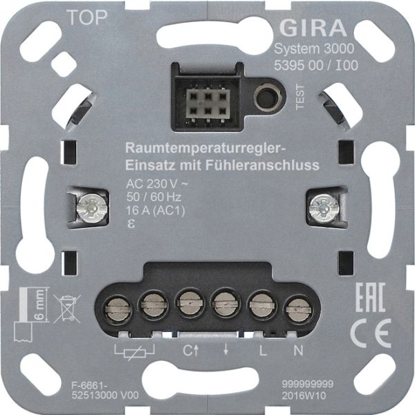 Gira Raumtemperaturregler Einsatz 539500