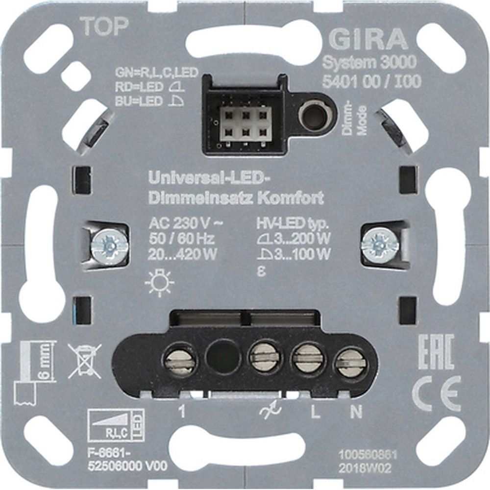 Gira LED Dimmeinsatz 540100