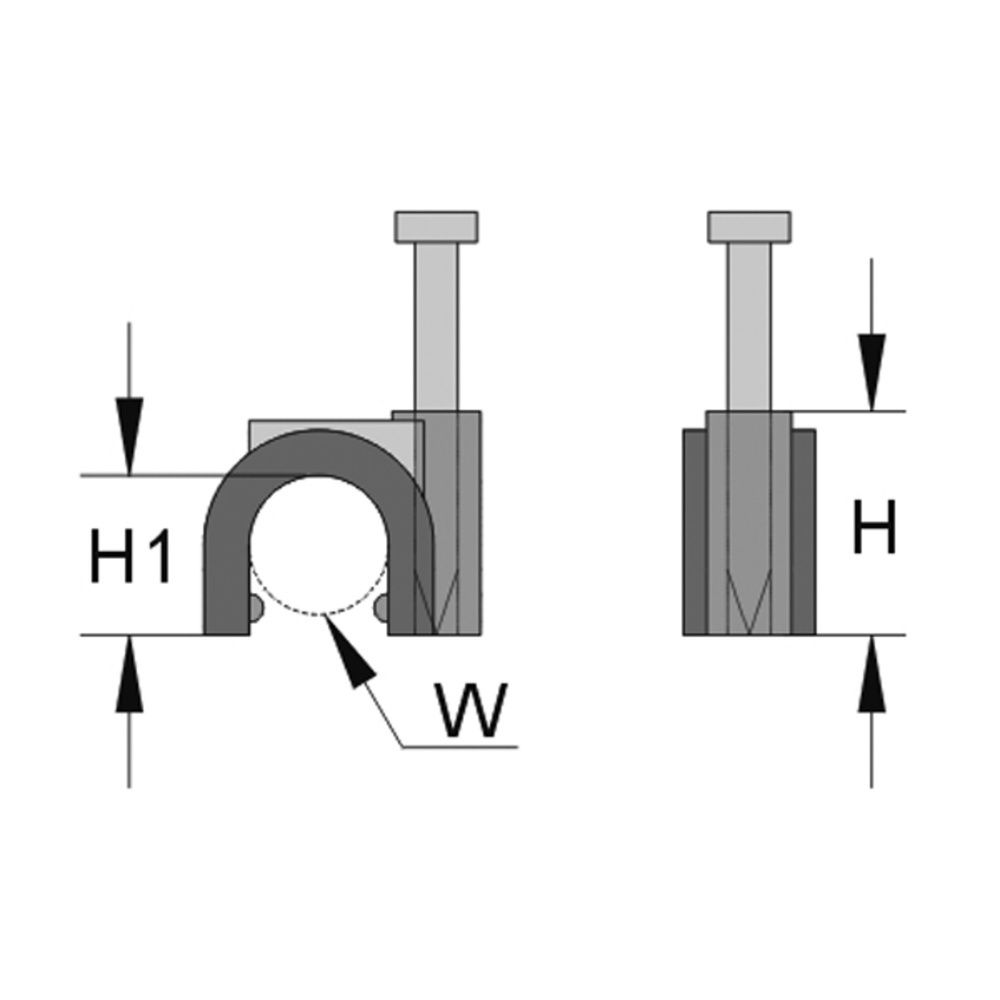 Haupa Iso Schelle 262308 Preis per VPE von 50 Stück 