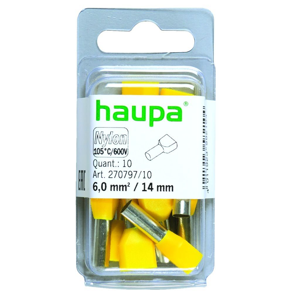 Haupa Twin Aderendhülse 270797/10 Preis per VPE von 100 Stück