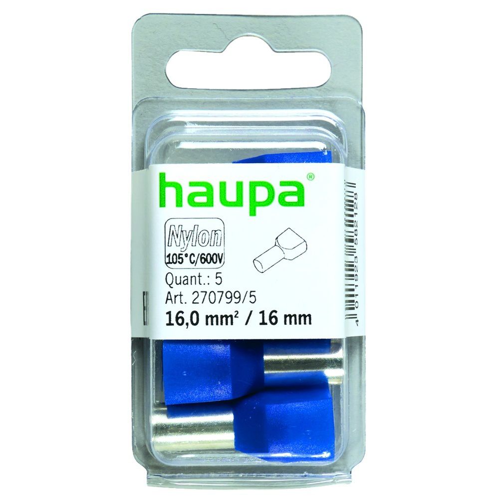 Haupa Twin Aderendhülse 270799/5 Preis per VPE von 50 Stück