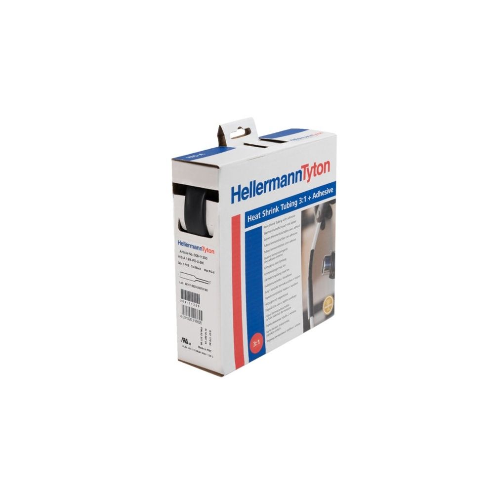 Hellermann Warmschrumpfschlauch 308-11800 Typ HIS-A-18/6 PO-X BK 4 