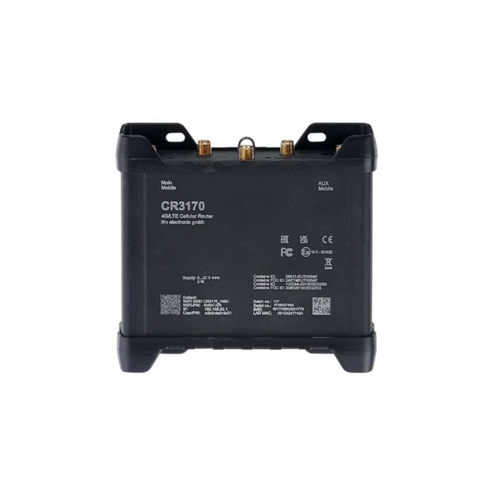 IFM Electronic LTE GNSS Ethernet CR3170