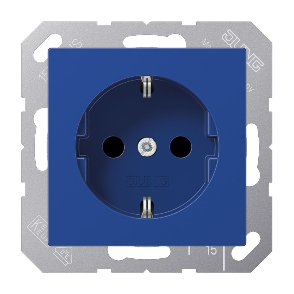 Jung Schutzkontakt Steckdose A 1520 BF BL EAN Nr. 4011377057548