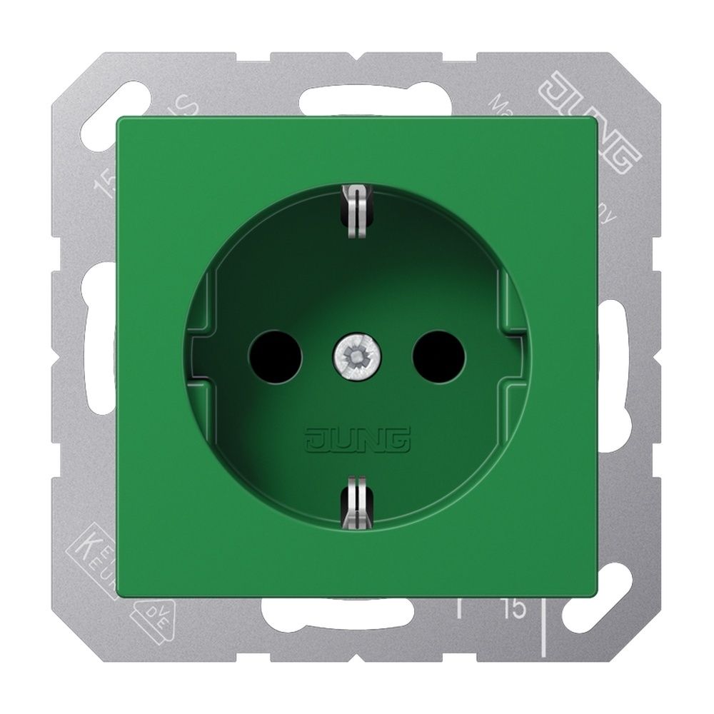 Jung Schutzkontakt Steckdose A 1520 BF GN EAN Nr. 4011377057555