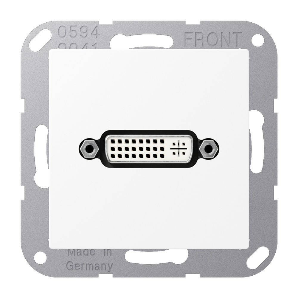 Jung Multimedia Anschlusssystem DVI MAA1193WWM