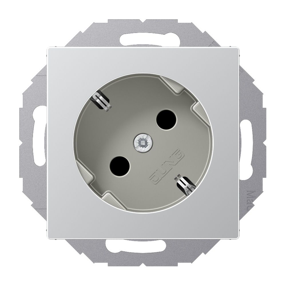 Jung Schutzkontakt Steckdose A 520-45 KI AL EAN Nr. 4011377994386