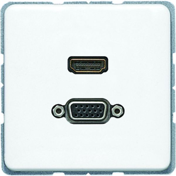 Jung HDMI und VGA Tragring MA CD 1173 WW EAN Nr. 4011377132528