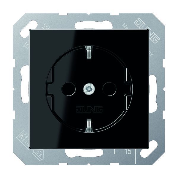 Jung Schutzkontakt Steckdose A 1520 KI SW EAN Nr. 4011377057623