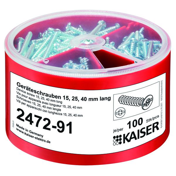 Kaiser Geräteschrauben Box 2472-91