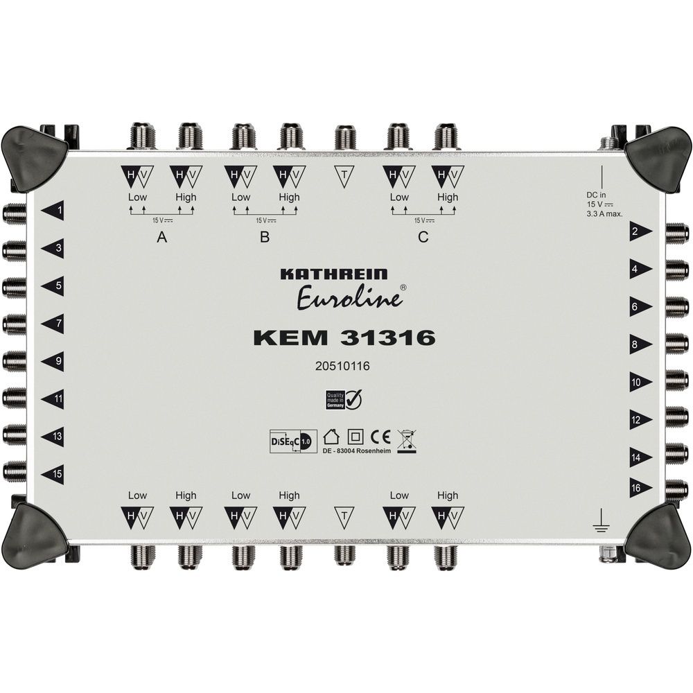 Kathrein Multischalter 20510116 Typ KEM31316 