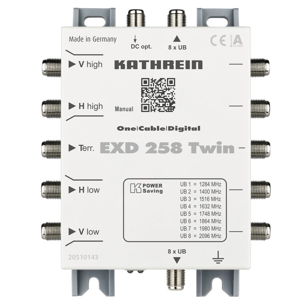 Kathrein Multischalter 20510143 Typ EXD258TWIN 