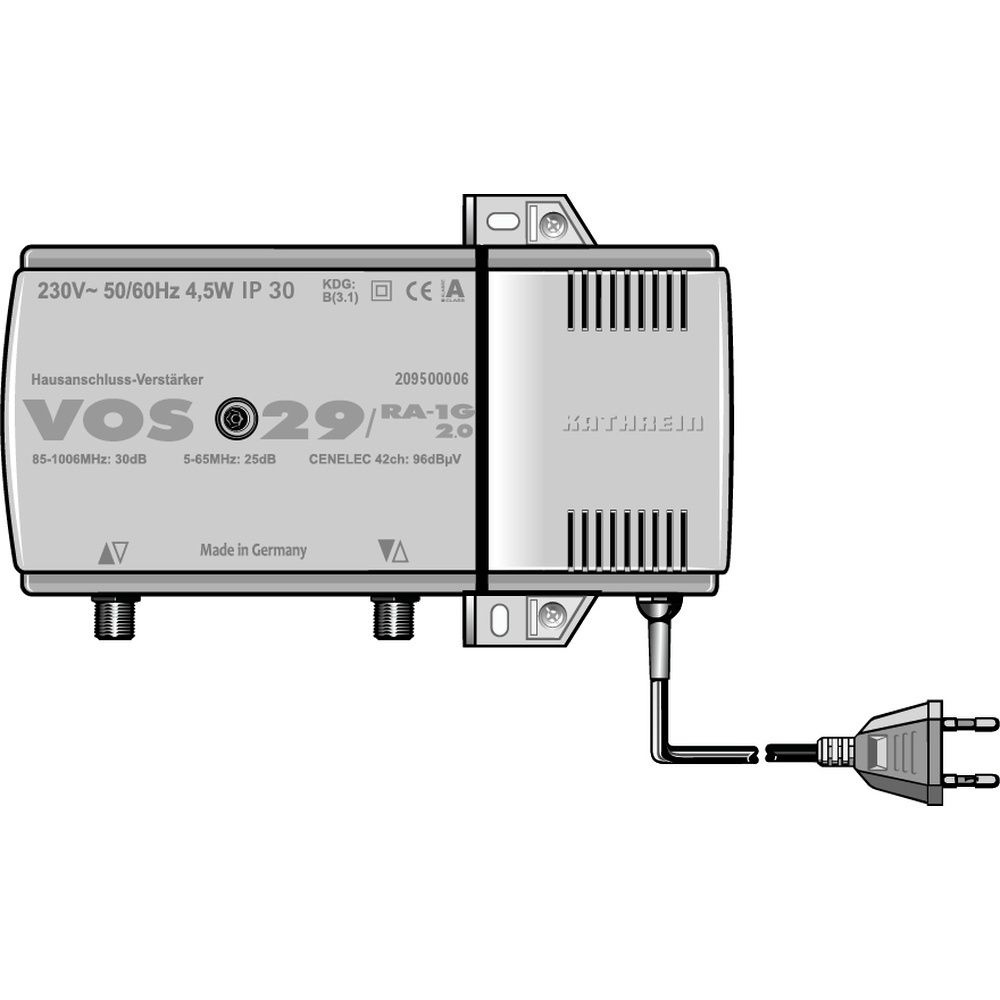 Kathrein HAV Verstärker 209500006 Typ VOS 29/RA 2.0