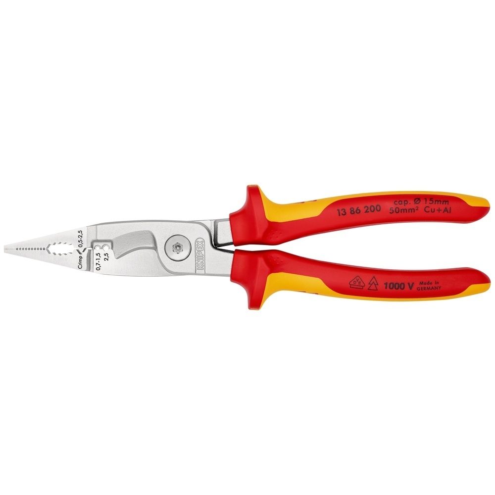 Knipex Elektro Installationszange 13 86 200 SB