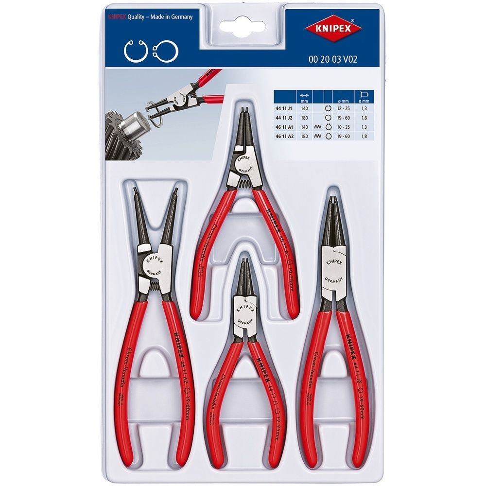 Knipex Sicherungsringzangen Set 00 20 03 V02