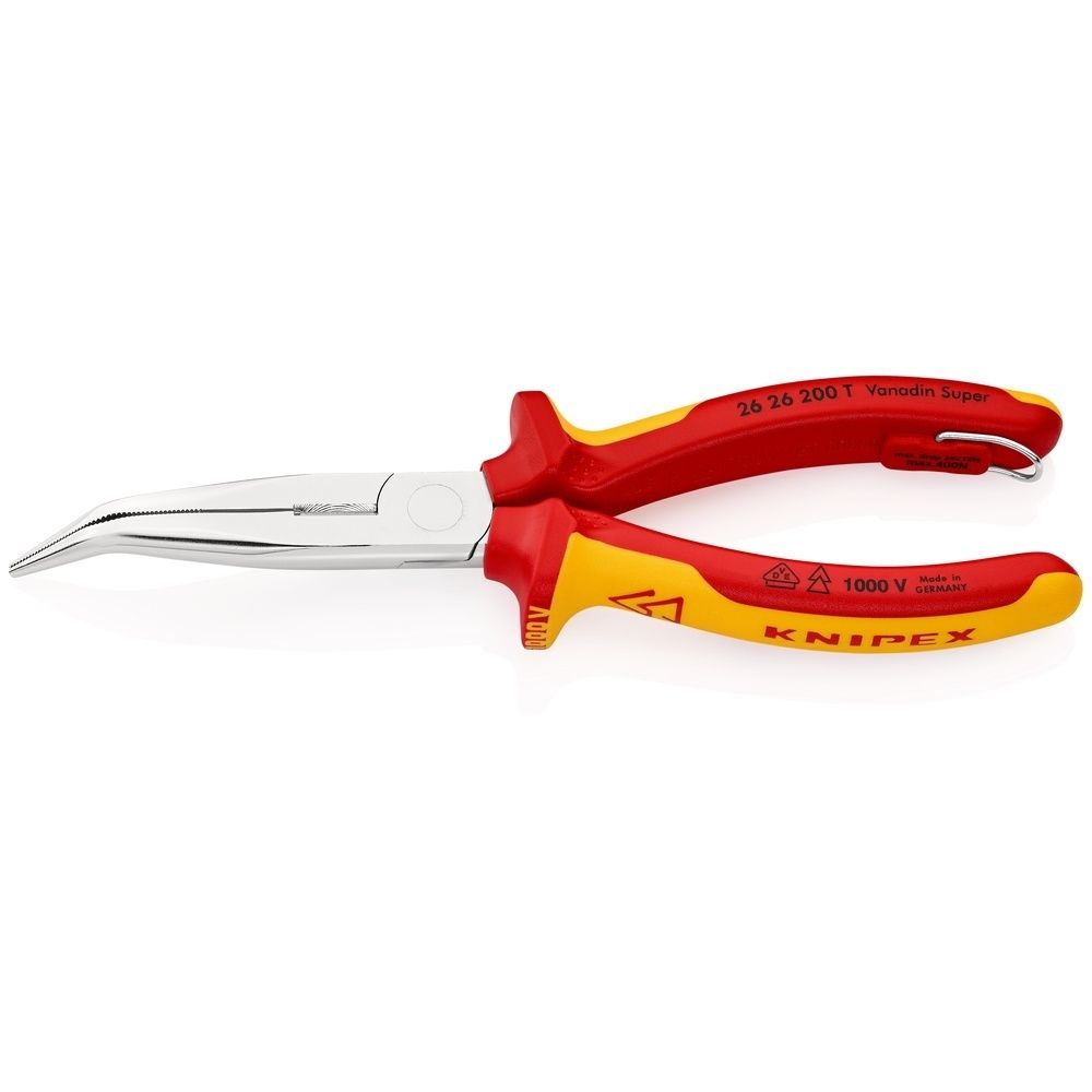 Knipex Flachrundzange 26 26 200 T