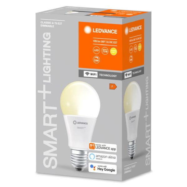 Ledvance Osram LED Lampe/Multi LED 485419 Typ SMARTWIFIA759,5W/827230VDIMFRE27FS1 Preis per VPE von 4 Stück Energieeffizienz A+