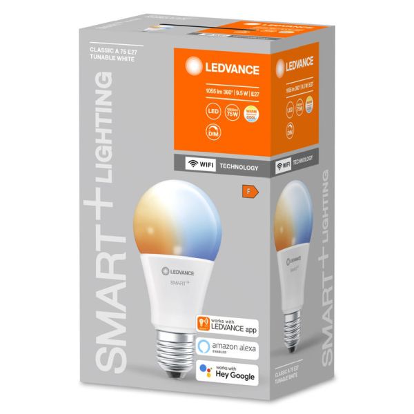 Ledvance Osram LED Lampe/Multi LED 485433 Typ SMARTWIFIA759,5W/827230VTWFRE27FS1 Preis per VPE von 4 Stück Energieeffizienz A+