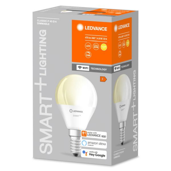 Ledvance Osram LED Lampe/Multi LED 485594 Typ SMARTWIFIP404,9W/827230VDIMFRE14FS1 Preis per VPE von 4 Stück Energieeffizienz A+