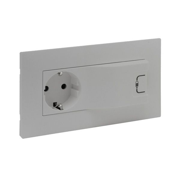 Legrand Niloe Step Schutzkontakt Steckdose u. USB 864323