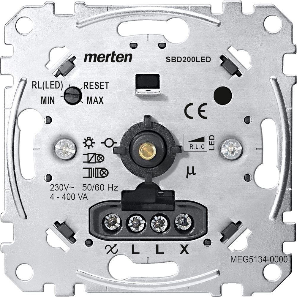 Merten Universal Drehdimmer MEG5134-0000 Merten Einsätze