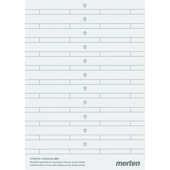 Merten Beschriftungsstreifen 486100 Merten M-PLAN