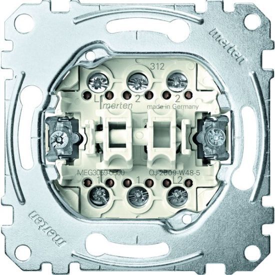 Merten Doppeltaster MEG3059-0000 Merten Einsätze