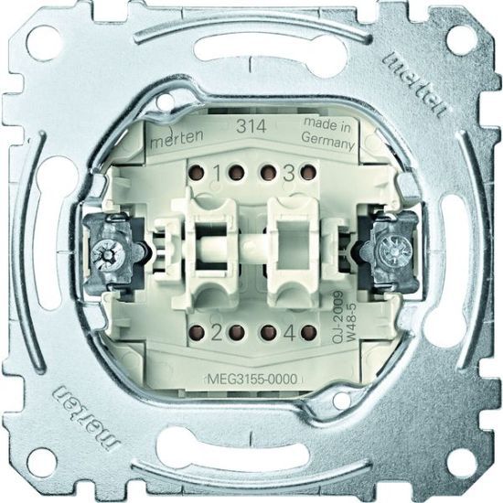 Merten Doppeltaster MEG3155-0000 Merten Einsätze