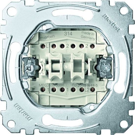 Merten Doppeltaster MEG3159-0000 Merten Einsätze