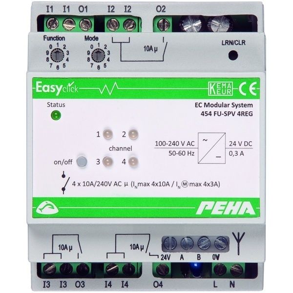 Peha EnOcean Modul D 454 FU-SPV 4REG Nr. 00377836