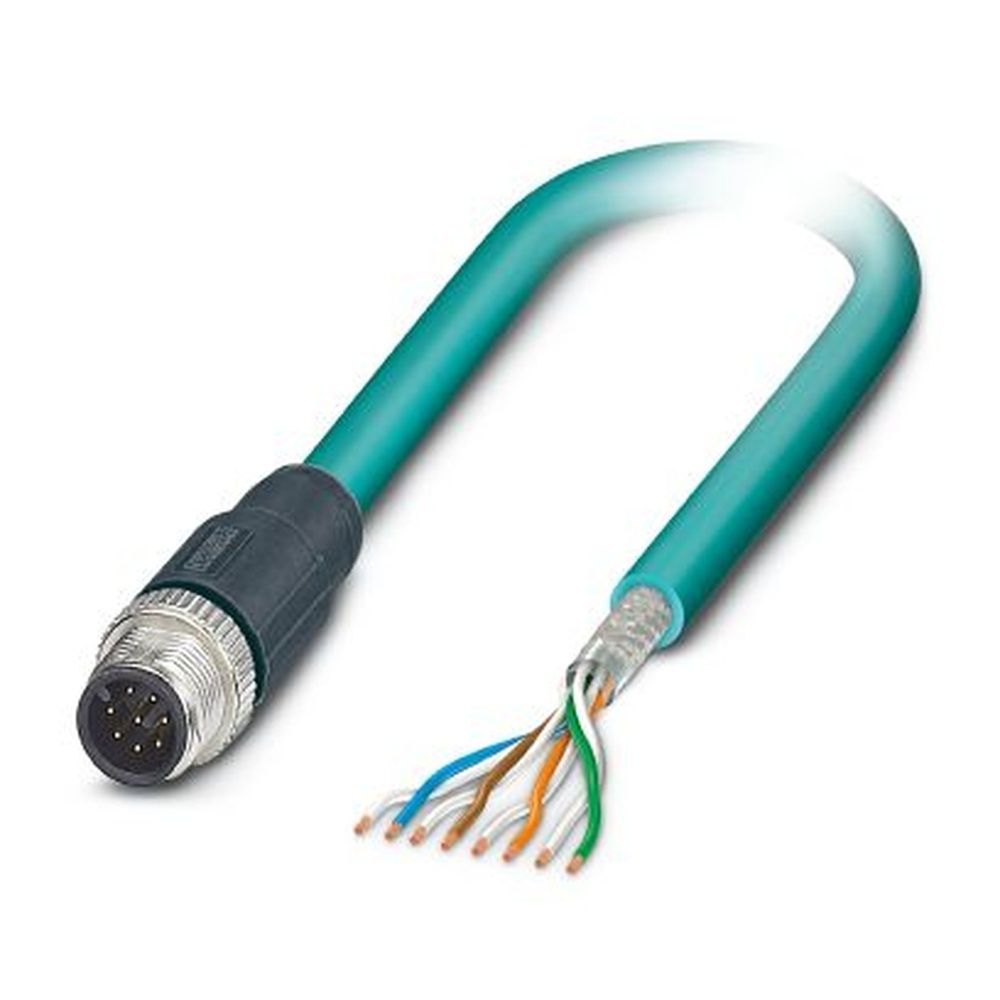 Phoenix Contact Ethernet Kabel 1412794 Typ VS-M12MS-OE-94C-LI/2,0 