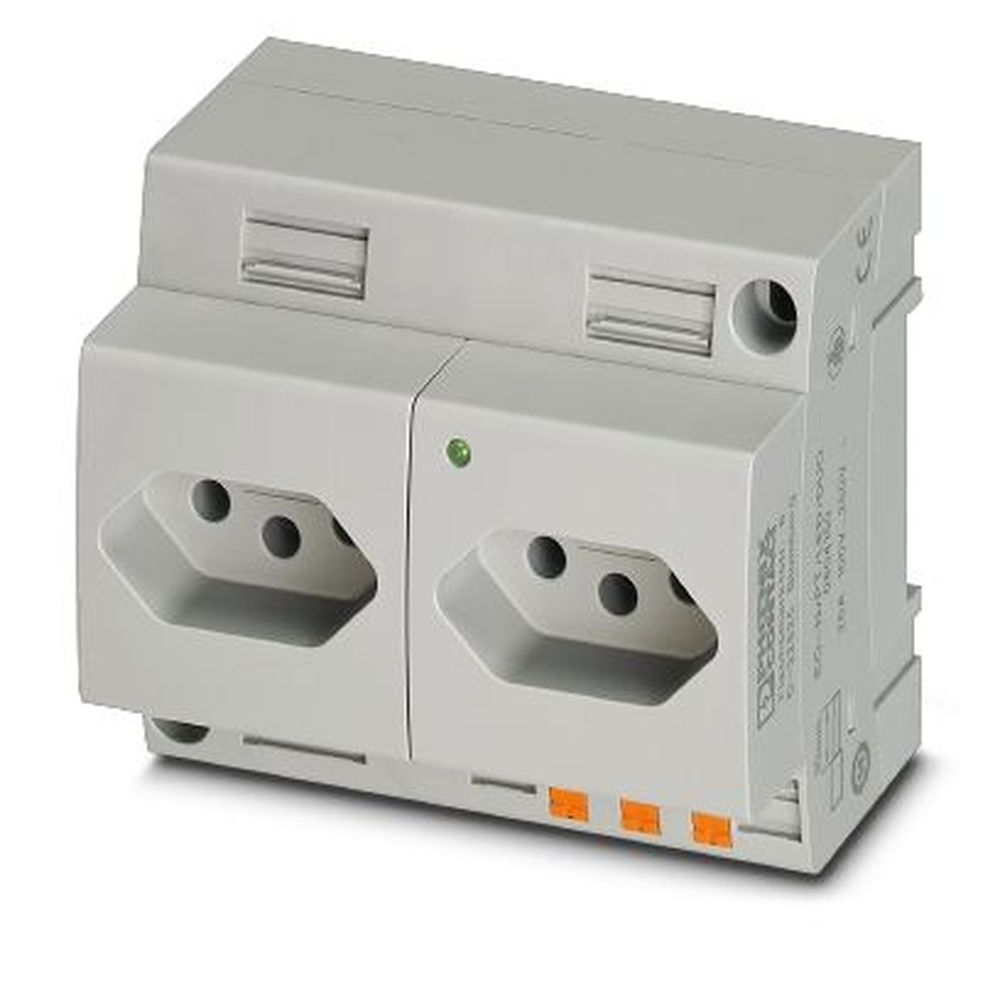 Phoenix Contact Doppelsteckdose 0804150 Typ EO-N/PT/LED/DUO Preis per VPE von 2 Stück