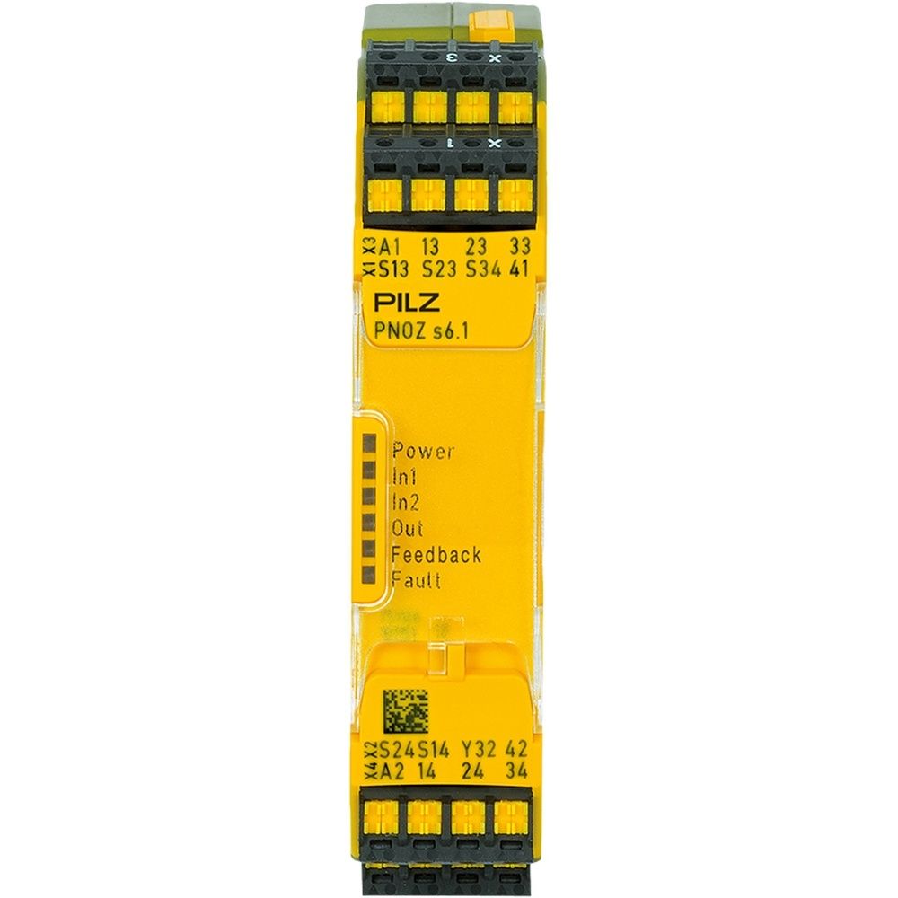 Pilz Sicherheitsschaltgerät 751126 Typ PNOZ s6.1 C 24VDC 3 n/o 1 n/c