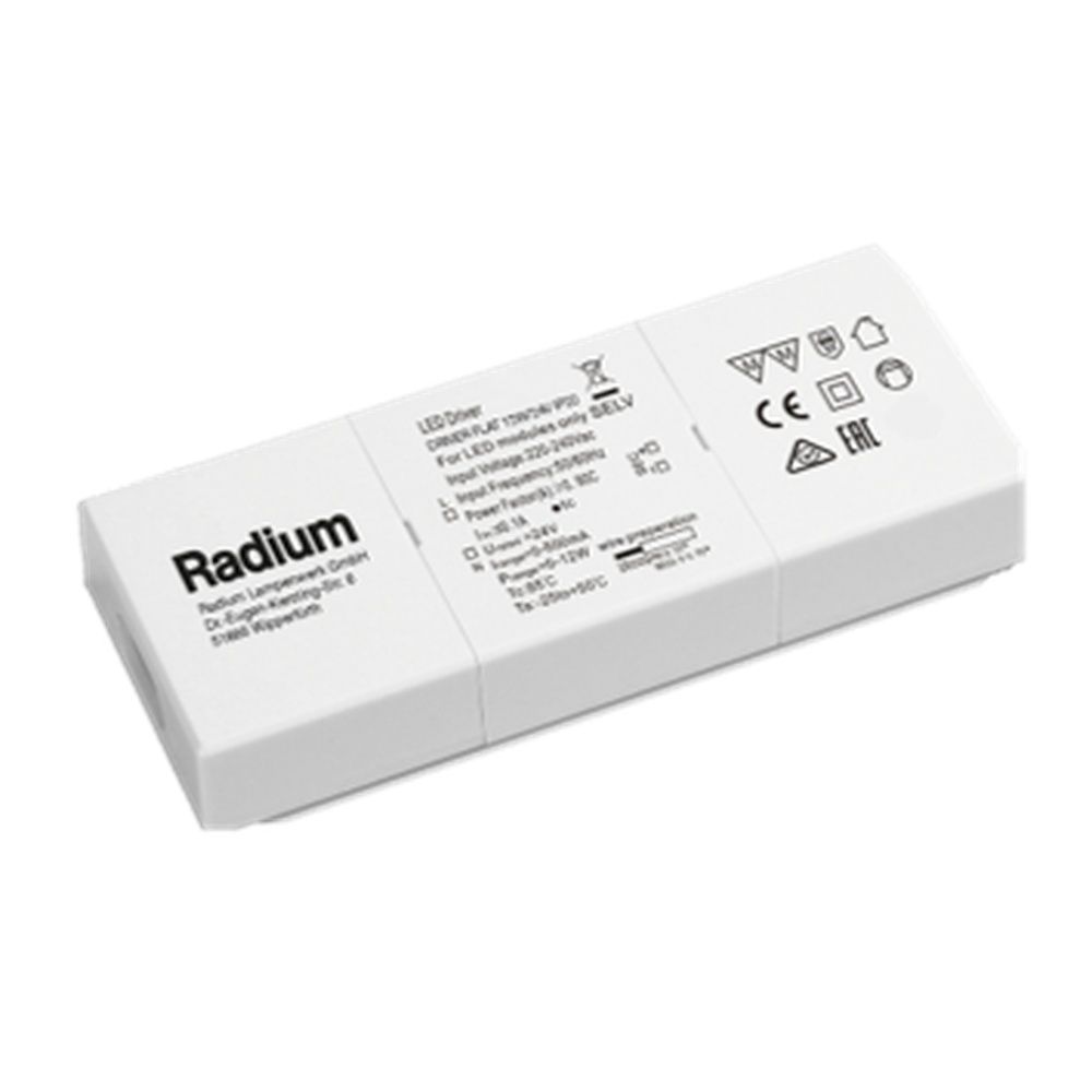 Radium Konstantspannungsversorgung OTNA3100 Typ DRIVER FLAT 12W/24V IP20 RADIUM Preis per VPE von 115 Stück