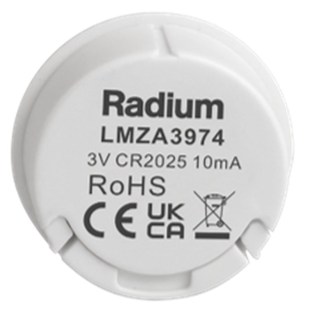 Radium Fernbedienung LMZA3974 Typ REMOTE RF DOT 1Z WHITE Preis per VPE von 200 Stück