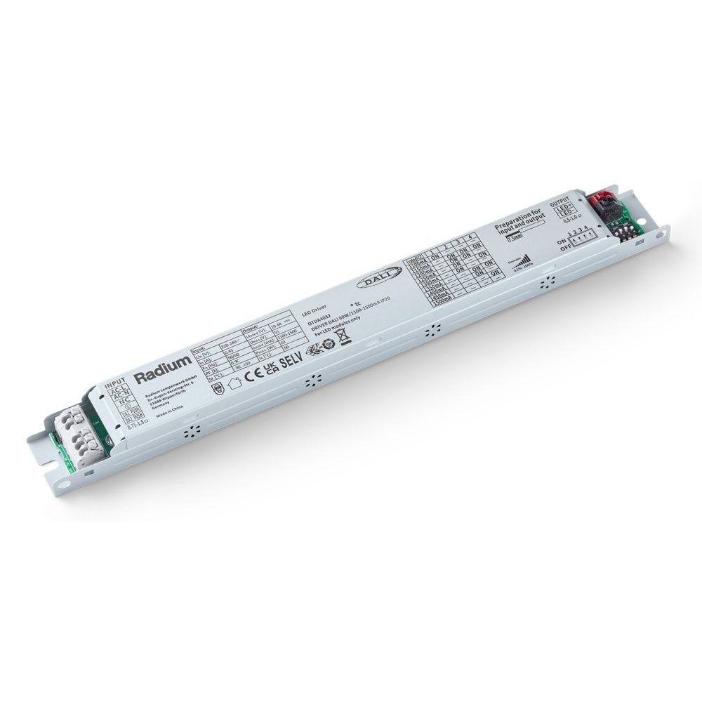 Radium DALI Treiber OTDA4032 Typ DRIVER DC DALI 60W/1100-1500mA IP20 Preis per VPE von 42 Stück