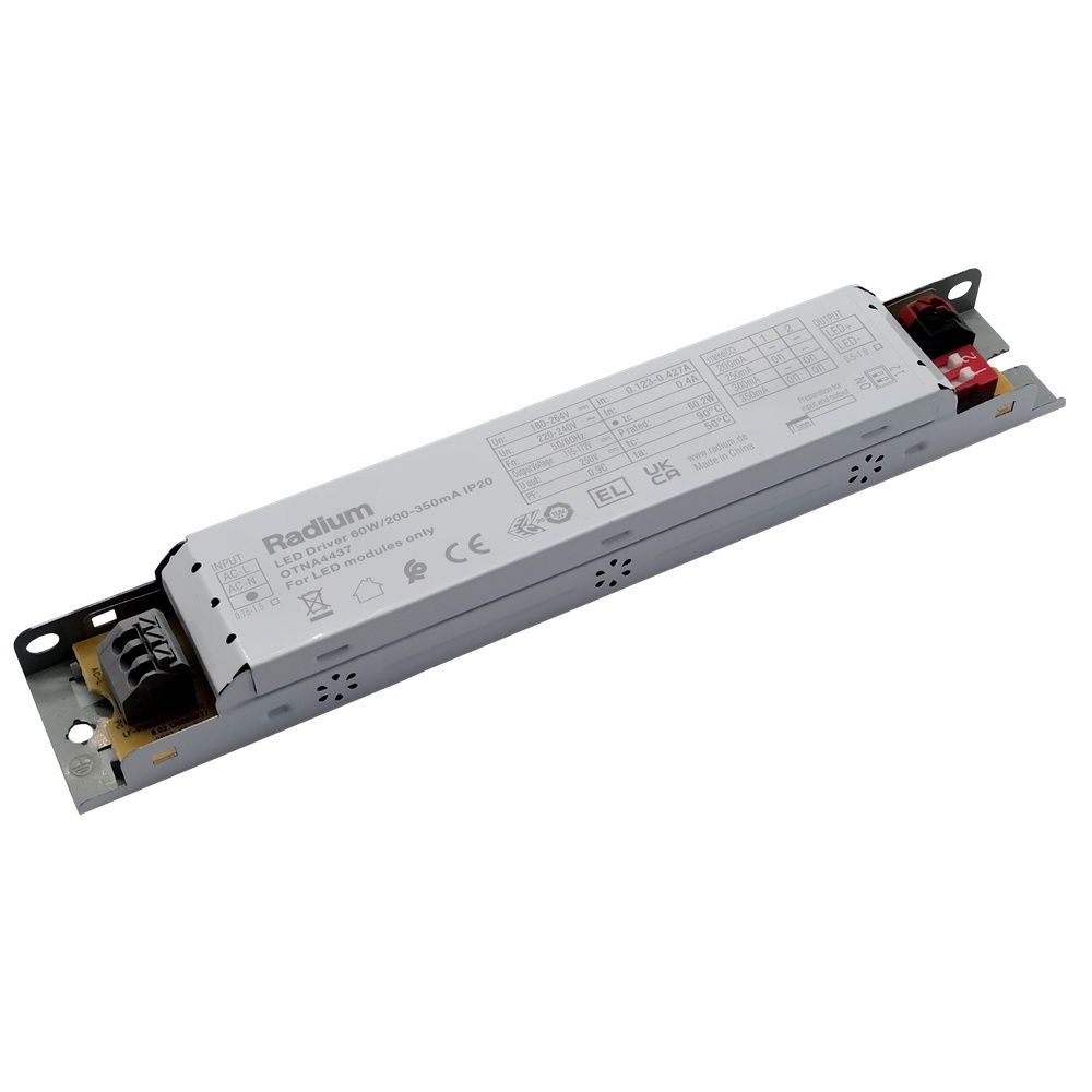 Radium Treiber OTNA4437 Typ DRIVER DC 60W/200-350mA IP20 Preis per VPE von 48 Stück