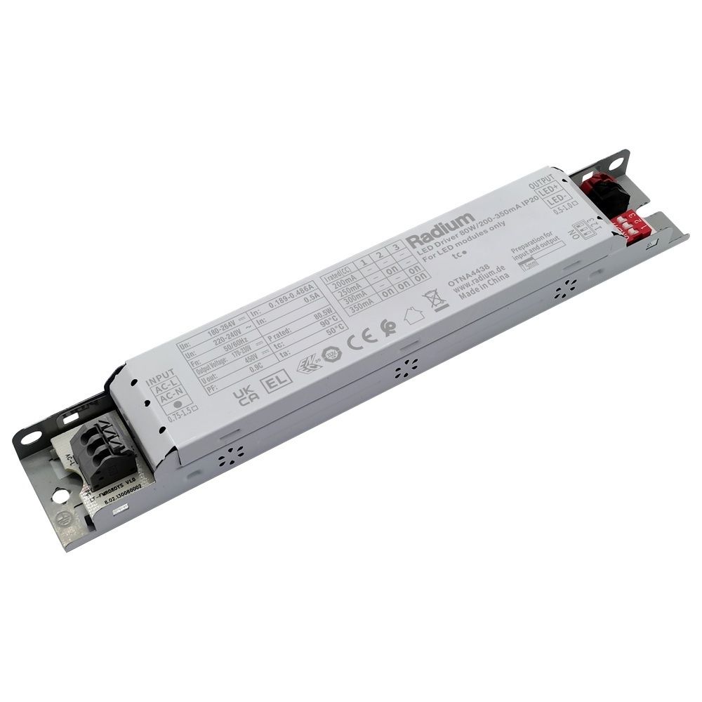 Radium Treiber OTNA4438 Typ DRIVER DC 80W/200-350mA IP20 Preis per VPE von 48 Stück