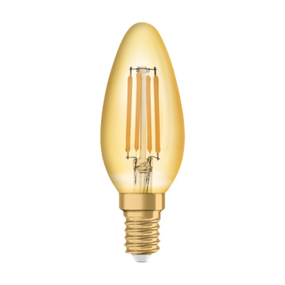 Radium LED Kerzenlampe 42819841 Typ RL-C35 824/C/E14 FIL Gold Preis per VPE von 6 Stück