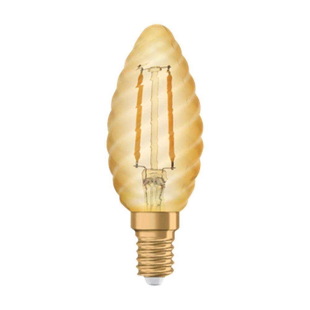 Radium LED Kerzenlampe 42819843 Typ RL-CW22 824/C/E14 FIL Gold Preis per VPE von 6 Stück