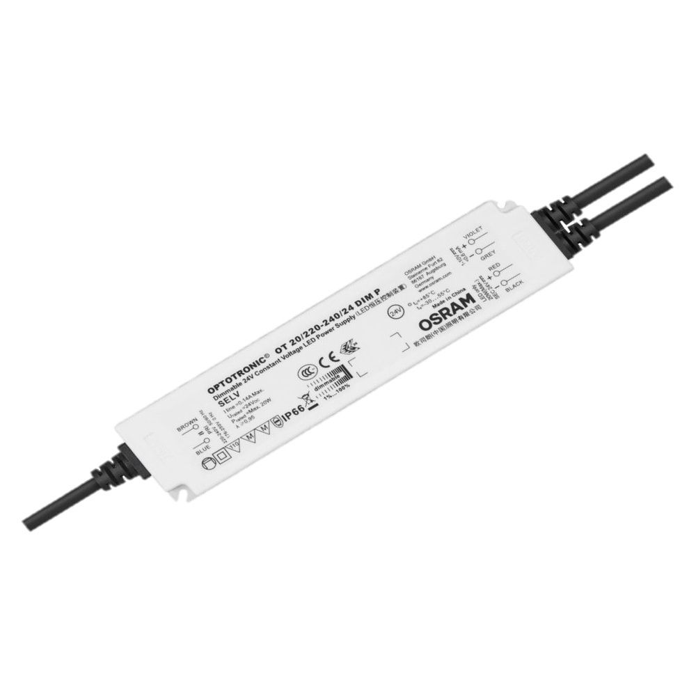 Radium Konstantspannungsversorgung OTDA2424 Typ DRIVER 1-10V 20W/24V IP66 OSRAM Preis per VPE von 20 Stück