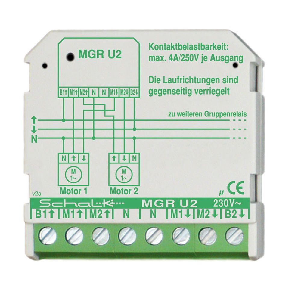 Schalk Motorgruppenrelais MGRU29 Typ MGR U2